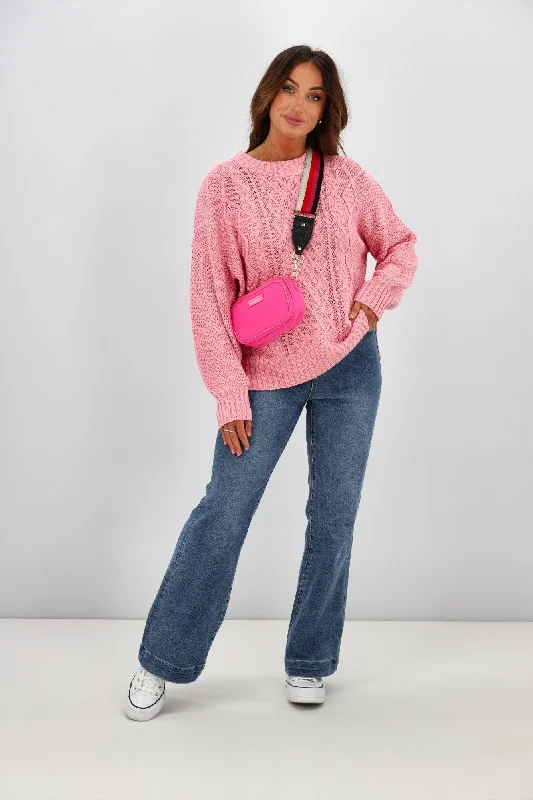 All About Eve Rue Sweater Pink