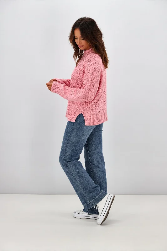 All About Eve Rue Sweater Pink