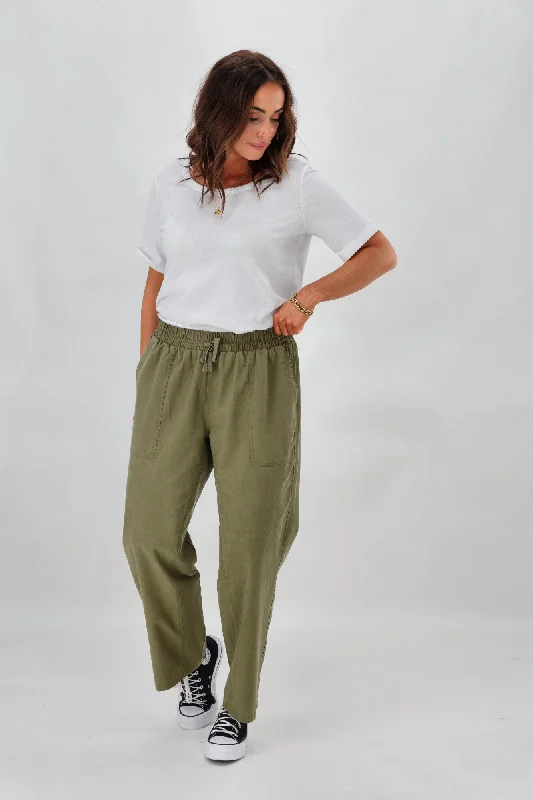 Betty Basics Santa Monica Pant Khaki