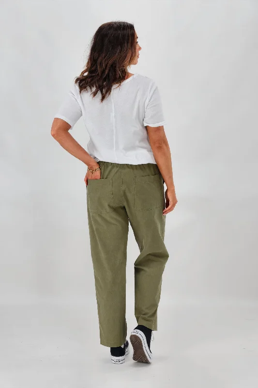 Betty Basics Santa Monica Pant Khaki