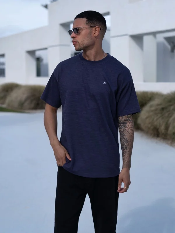 Circa Oversized T-Shirt - Navy