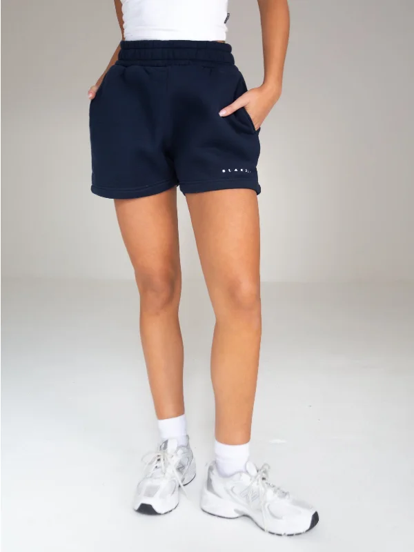 Isabel Jogger Shorts - Navy Blue