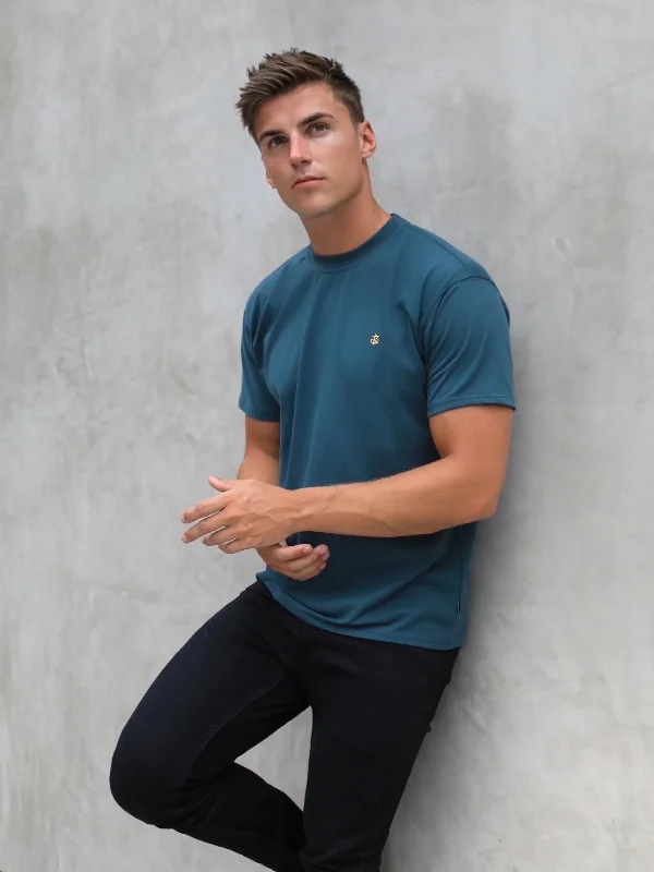 Anchor Relaxed T-Shirt - Teal Green