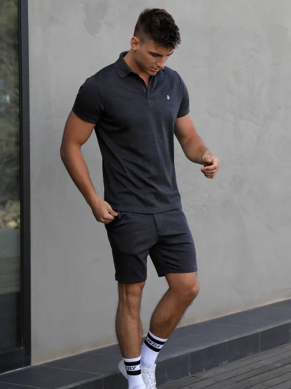 Sorrento Polo - Charcoal