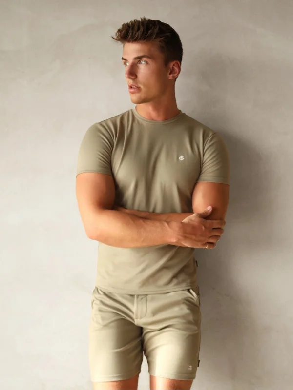 Sorrento T-Shirt - Light Khaki