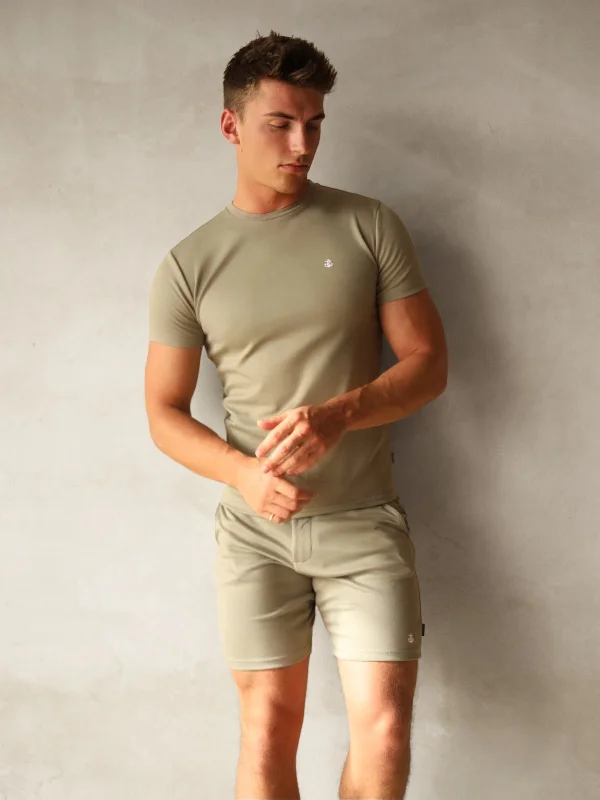 Sorrento T-Shirt - Light Khaki