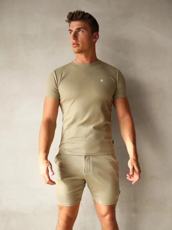 Sorrento T-Shirt - Light Khaki