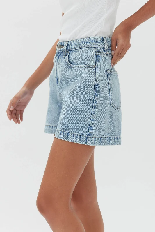 Boxy Denim Short