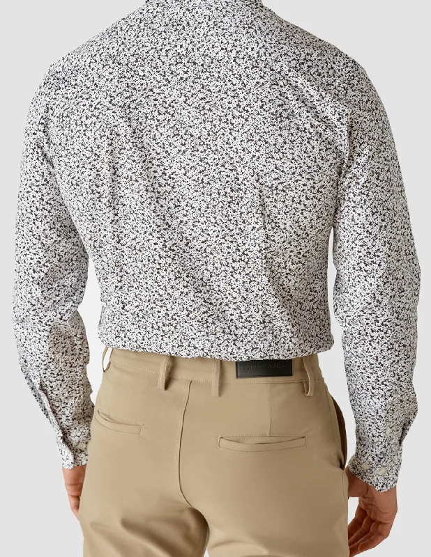 Classic Shirt Steel Flowers Slim