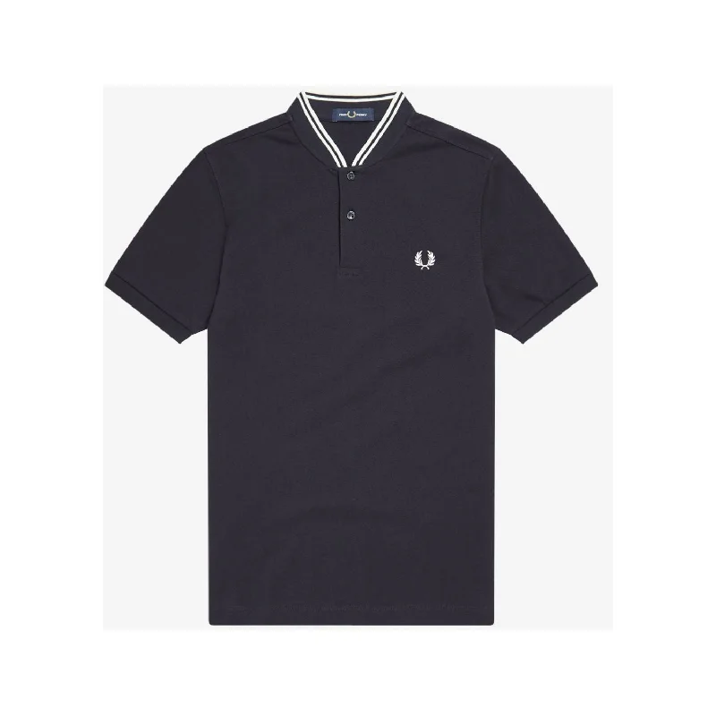 Fred Perry - M4526 Bomber Collar Navy - Polo