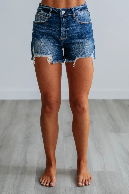 Ellis Risen Shorts - Dark Wash