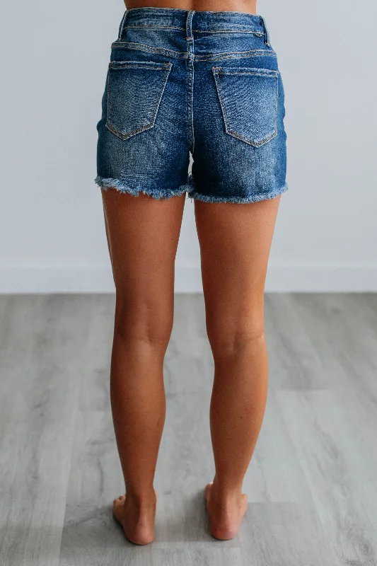 Ellis Risen Shorts - Dark Wash