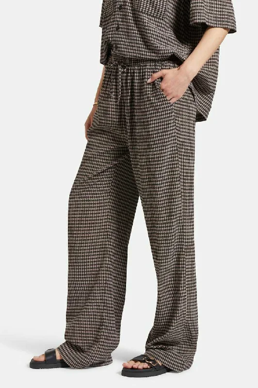 Hudson Lounge Pant - Washed Black/Cinder Grey Diamond Check