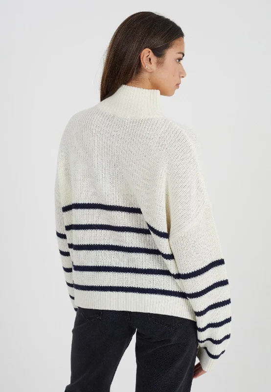 Jersey - Knitwear | WHITE/NAVY | BZZ019