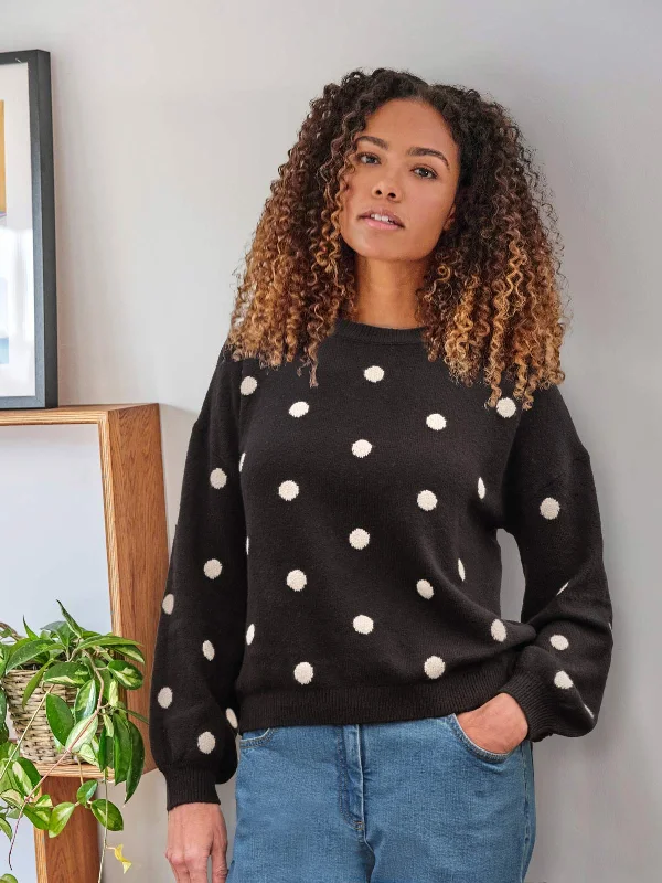 Lucille Fluffy Balloon Sleeve Jumper