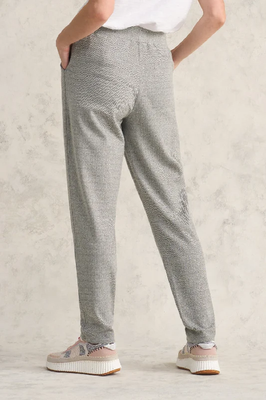 Herringbone Leisure Pant - Grey