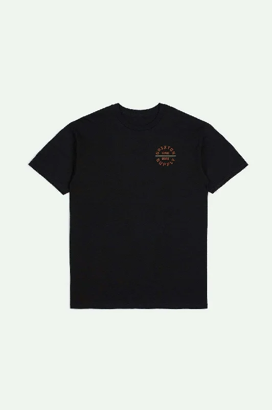 Oath V S/S Standard T-Shirt - Black/Rust/Sand