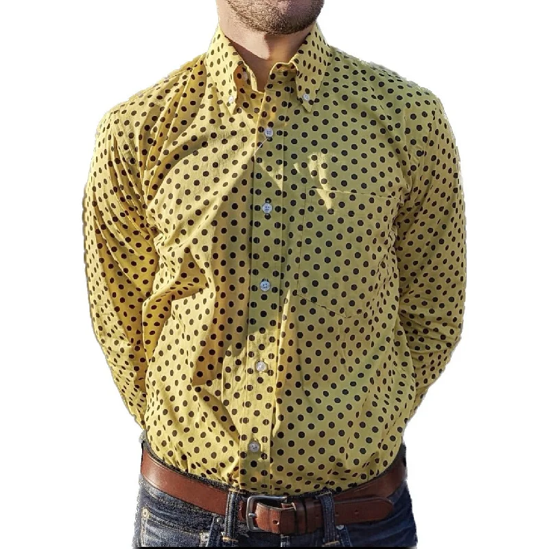 Relco - Polkadot Mustard & Black - Shirt