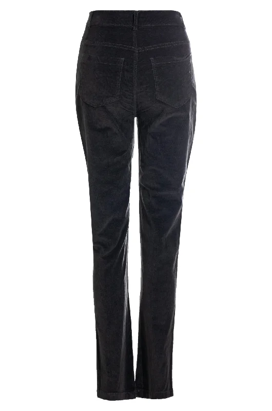 Cotton Cord Regular Jeans | CHARCOAL | 6184ZZ