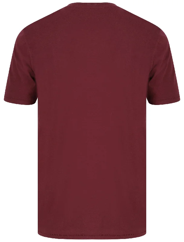 Rexel (3 Pack) Crew Neck Combed Cotton T-Shirts In Tawny Port / White / Navy  - Tokyo Laundry