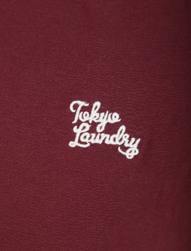 Rexel (3 Pack) Crew Neck Combed Cotton T-Shirts In Tawny Port / White / Navy  - Tokyo Laundry