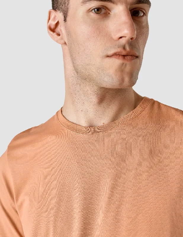 Supima T-shirt Rusty Caramel