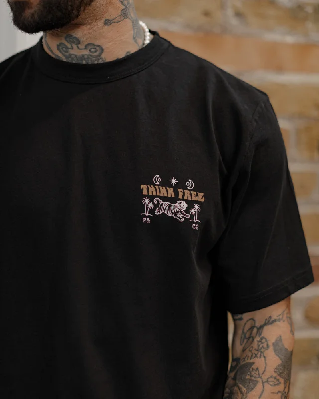 Think Free T-Shirt - Washed Black