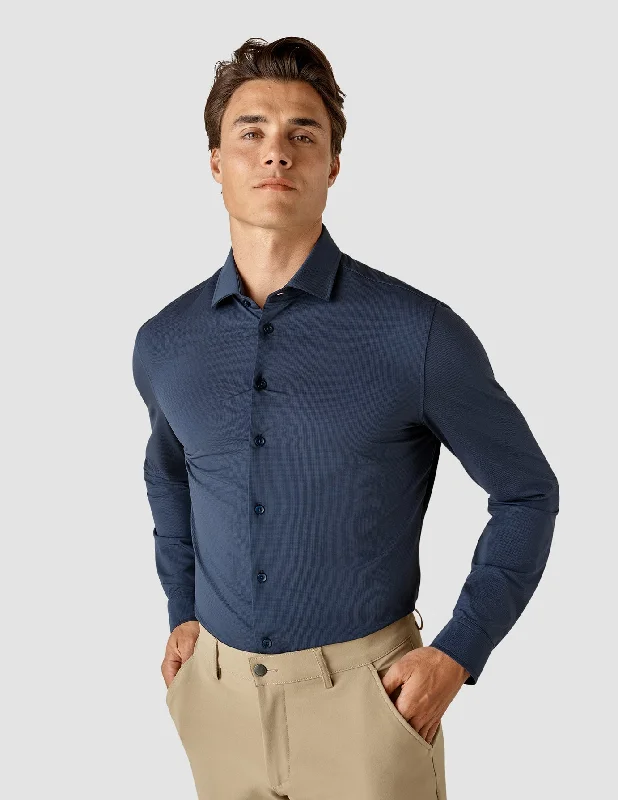 Travel Shirt Navy Regular