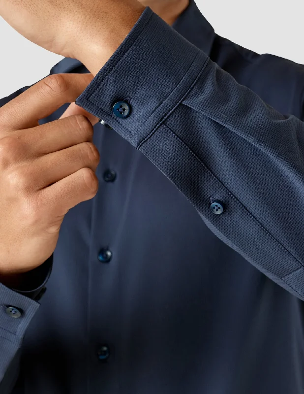 Travel Shirt Navy Regular