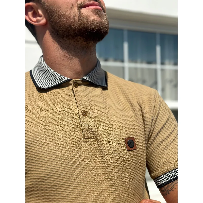 Trojan Records - TR/8931 Jacquard Collar Textured - Polo