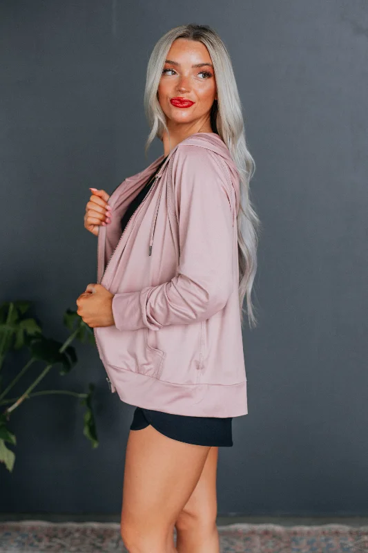 Vissa Zip-Up Jacket - Blush