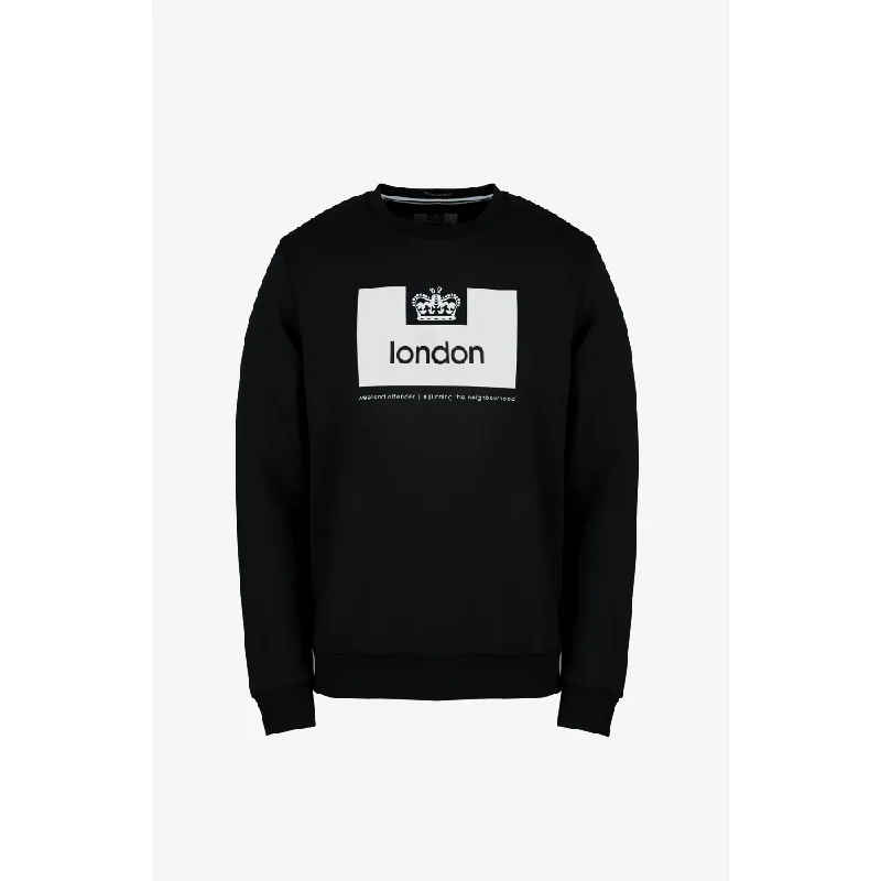 Weekend Offender x Modfather Clothing - London Black - Sweatshirt