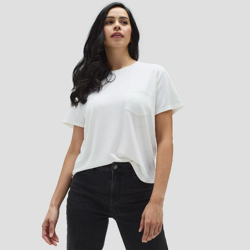 Women's Merino Boxy Pocket Tee