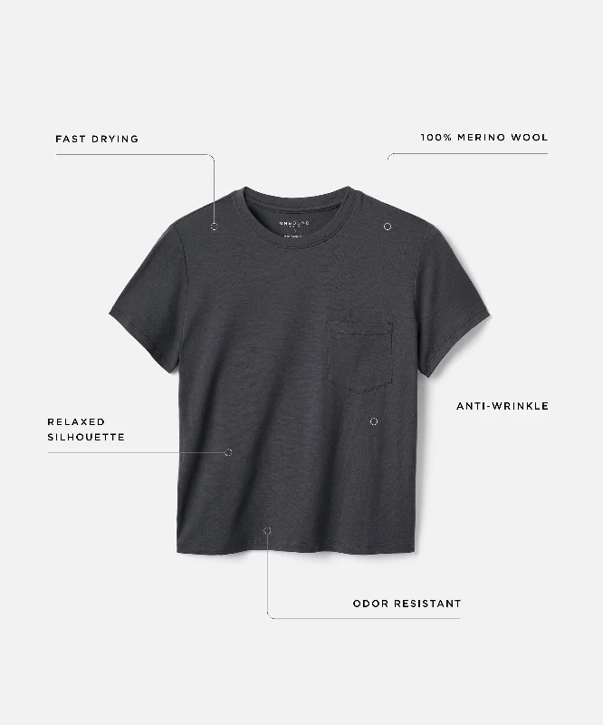 Women's Merino Boxy Pocket Tee