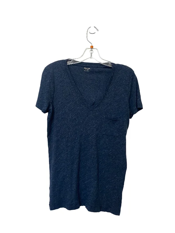 Top Short Sleeve Basic By Madewell In Blue, Size: Xl