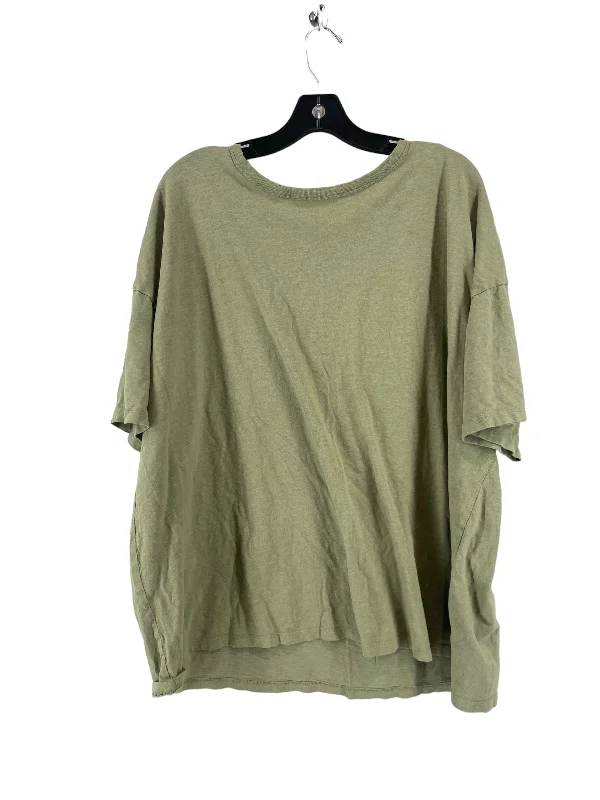 Top Short Sleeve By Aerie In Green, Size: Xxl