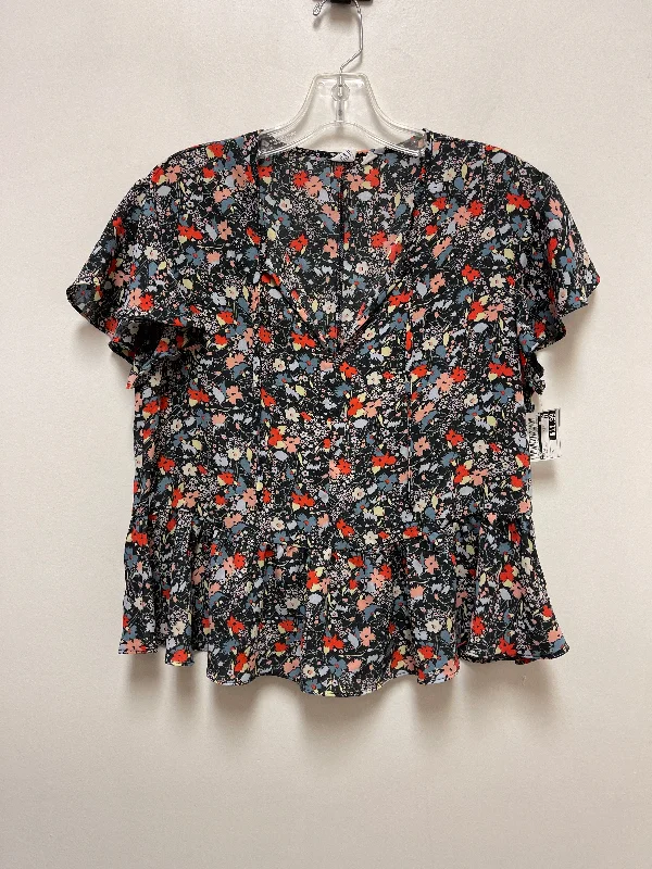 Top Short Sleeve By Gap In Floral Print, Size: S