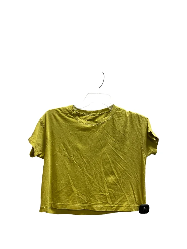 Top Short Sleeve By Lululemon In Green, Size: S