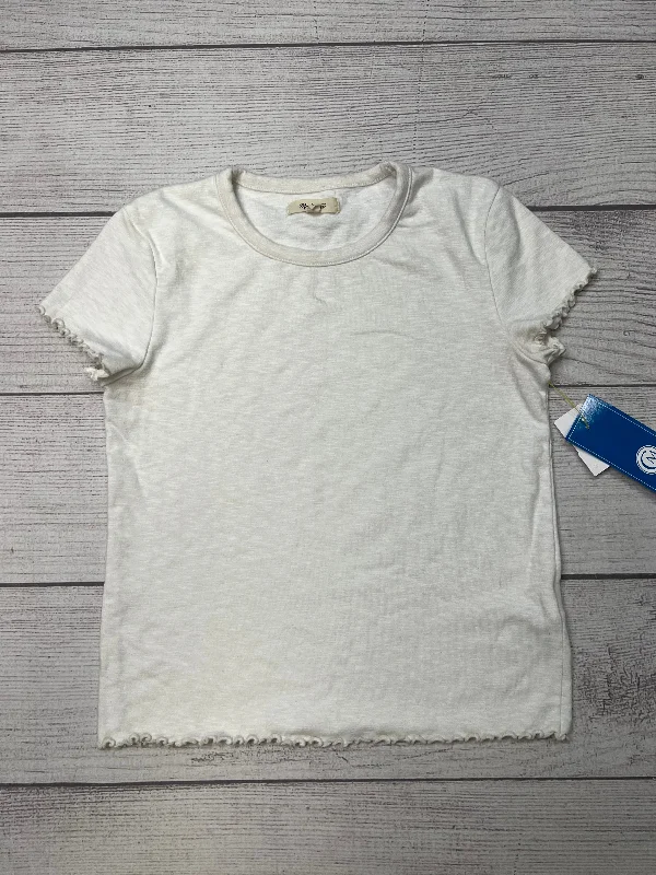 Top Short Sleeve By Madewell In White, Size: M