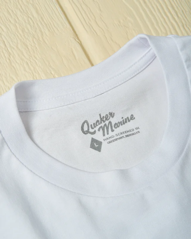 Billups Oysters Tee in White