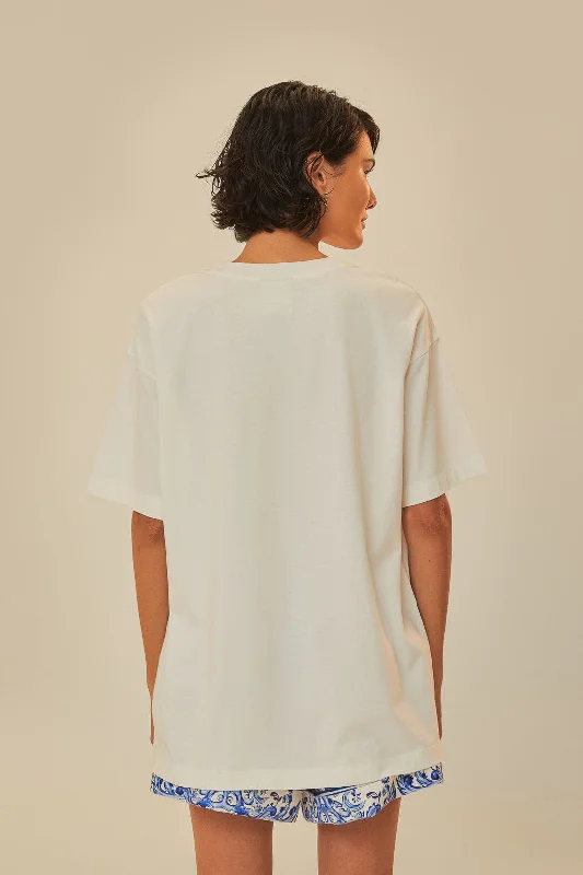 Off-White Copacabana Organic Cotton Relaxed T-Shirt