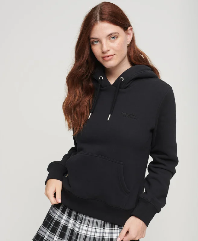 Essential Logo Hoodie | Black