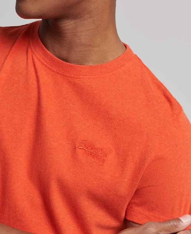 Essential T Shirt | Bright Orange Marle