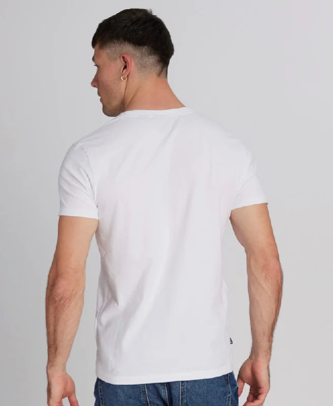 V Neck Essential T Shirt | Optic