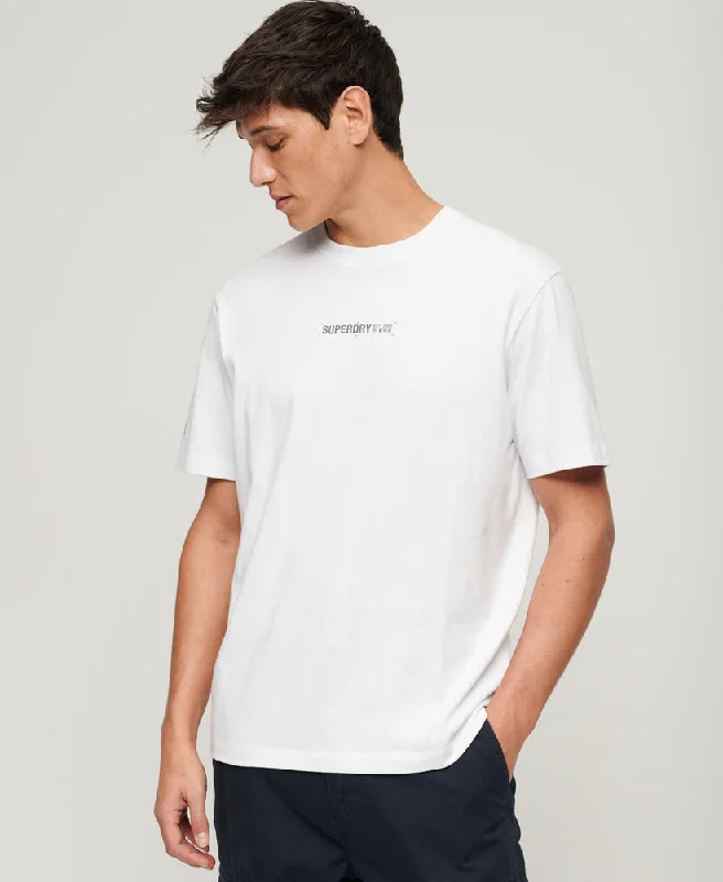 Utility Sport Logo Loose Fit T-Shirt | Brilliant White