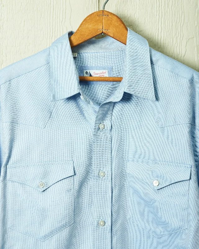 Western Sea-Washed Shirt in Royal Oxford