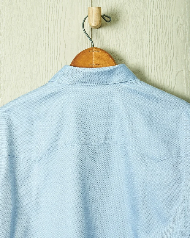 Western Sea-Washed Shirt in Royal Oxford